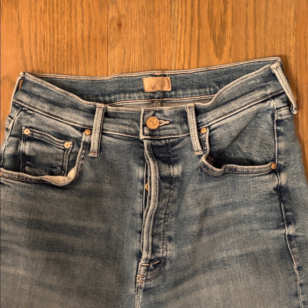 Mother Brand Triple Ankle Fray jeans - Picture 2 of 3